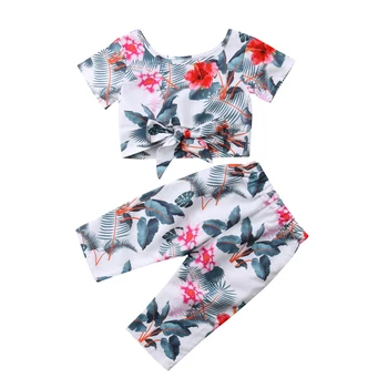 2018 New Toddler Kids Baby Girl Floral Clothes Short Sleeve Crop Tops+Long Pant Trouser 2PCS Outfits Summer Clothing Set
2018 New Toddler Kids Baby Girl Floral Clothes Short Sleeve Crop Tops+Long Pant Trouser 2PCS Outfits Summer Clothing Set