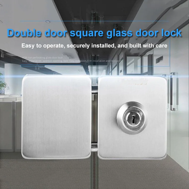 Stainless Steel 10-12mm Glass Door Lock Double Sides Open No Drilling Gate Lock MDJ998
Stainless Steel 10-12mm Glass Door Lock Double Sides Open No Drilling Gate Lock MDJ998