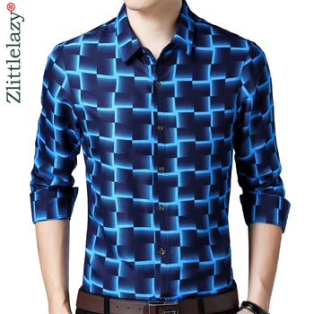 2019 brand fashions casual slim fit long sleeve men shirt social streetwear clothes plaid shirts mens dress high quality 92184
2019 brand fashions casual slim fit long sleeve men shirt social streetwear clothes plaid shirts mens dress high quality 92184
