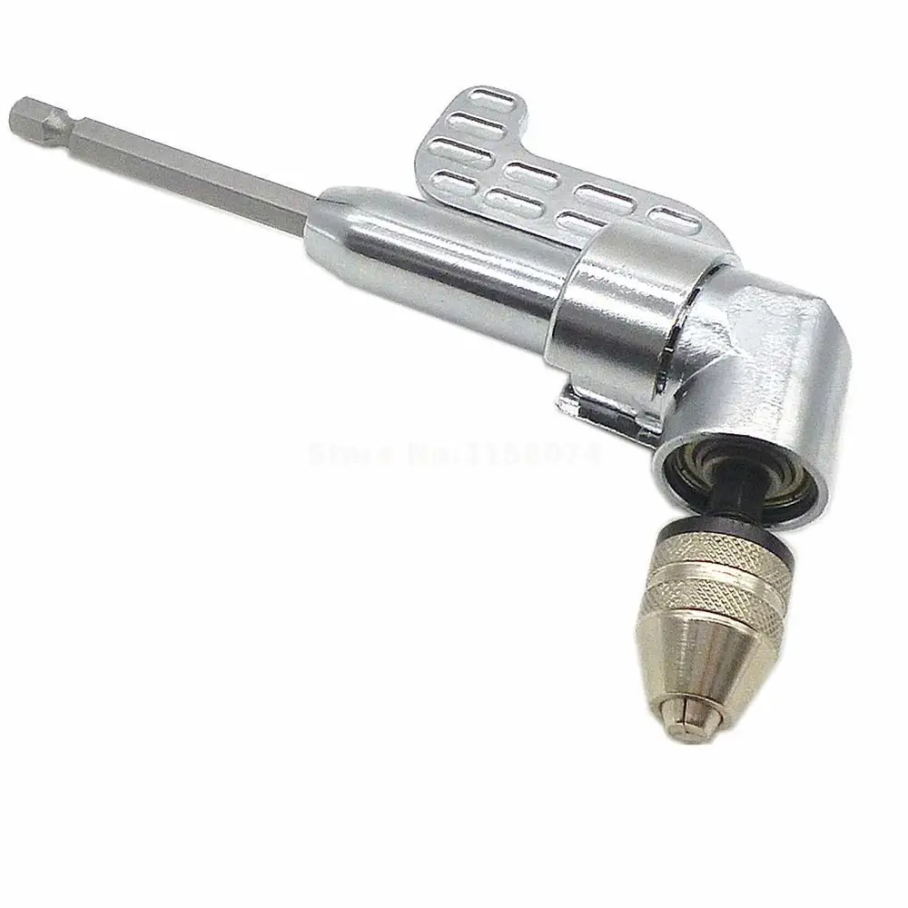 105 Degree Angle 1/4" Hex Screwdriver Bit Holder Tool With Keyless Drill Bit Chuck Quick Change Adapter Converter 1/4" Hex Shank
105 Degree Angle 1/4" Hex Screwdriver Bit Holder Tool With Keyless Drill Bit Chuck Quick Change Adapter Converter 1/4" Hex Shank