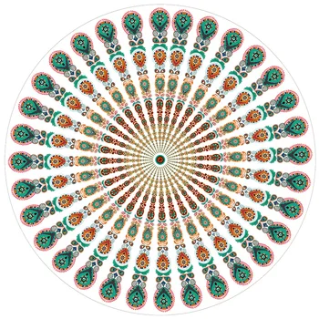 63'' Beach Towel Indian Mandala Round Beach Throw Tapestry Hippy Boho Gypsy Polyster Peacock Tablecloth Towel Round Yoga Mat
63'' Beach Towel Indian Mandala Round Beach Throw Tapestry Hippy Boho Gypsy Polyster Peacock Tablecloth Towel Round Yoga Mat