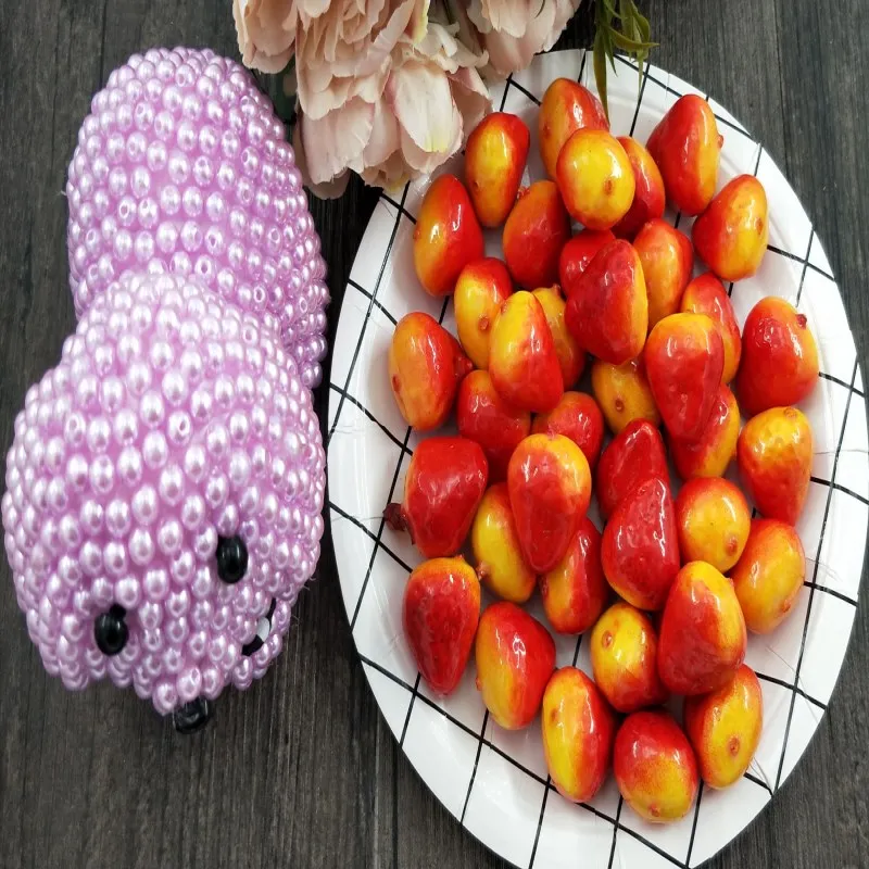 10 pcs / package2 cm Faux Strawberry Artificial Fruit Foam Simulation Fruit Lifelike Wedding Garden Party Start For Decoration (
10 pcs / package2 cm Faux Strawberry Artificial Fruit Foam Simulation Fruit Lifelike Wedding Garden Party Start For Decoration (