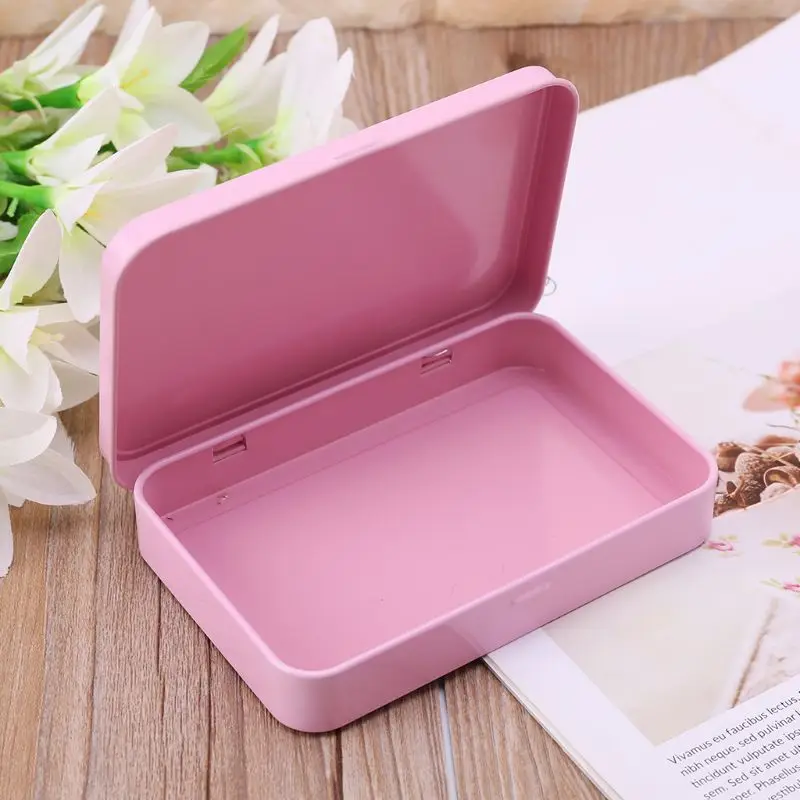 Pink Organizer Case Small Metal Storage Box For Currency Money Candy Key Eye Shadow Portable Gift Box
Pink Organizer Case Small Metal Storage Box For Currency Money Candy Key Eye Shadow Portable Gift Box