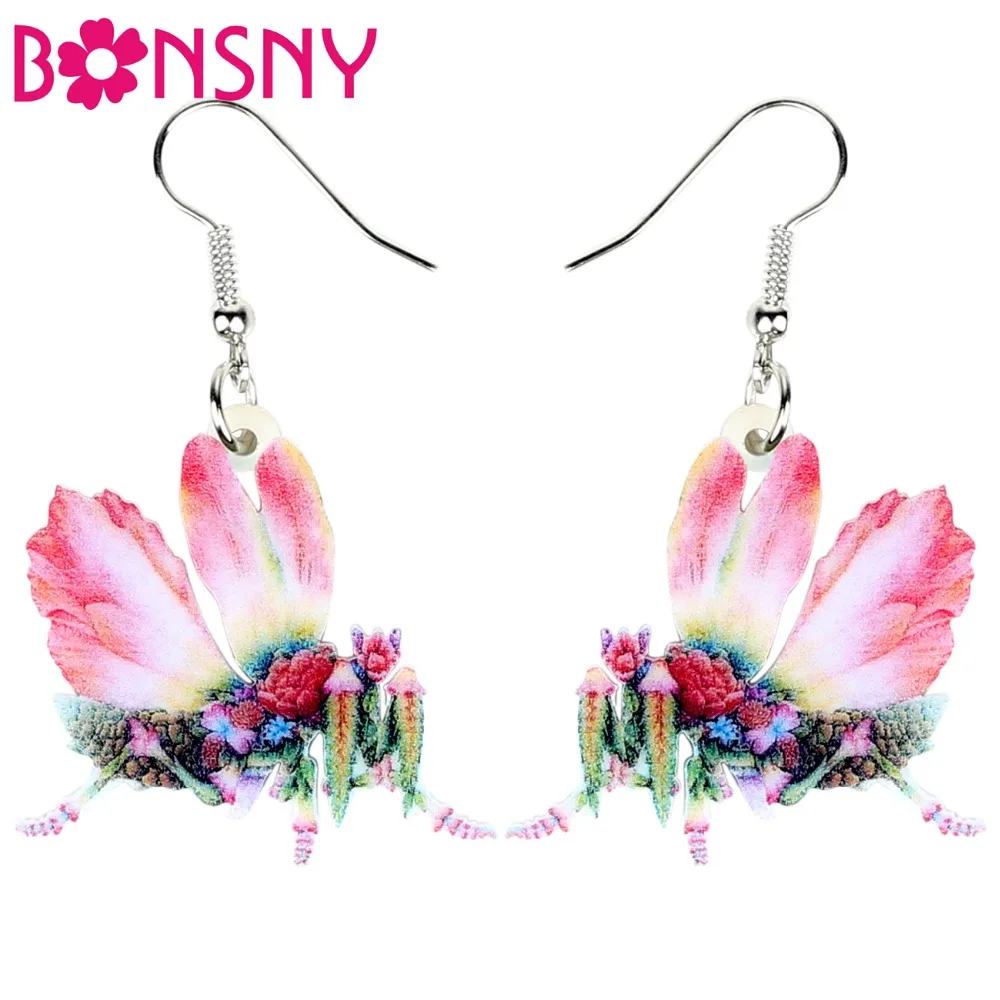 Bonsny Acrylic Floral Idolomantis Diabolica Mantis Earrings Drop Dangle Unique Insect Jewelry For Women Girls Teens Bijoux Gift
Bonsny Acrylic Floral Idolomantis Diabolica Mantis Earrings Drop Dangle Unique Insect Jewelry For Women Girls Teens Bijoux Gift