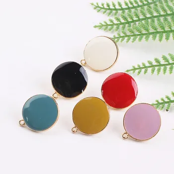 Ritoule DIY handmade jewelry accessories simple circle with hanging alloy anti allergy earrings earrings materials
Ritoule DIY handmade jewelry accessories simple circle with hanging alloy anti allergy earrings earrings materials