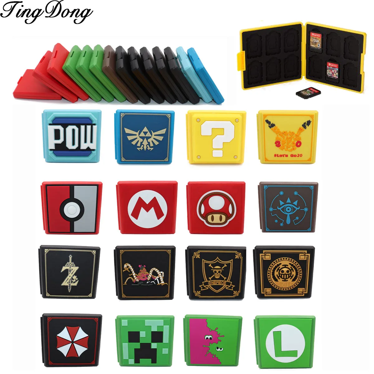 12 in 1 Nintend Switch Shockproof Game Cards Case Nintendos Switch Hard Shell Box for Nitendo Switch Games Storage Accessories
12 in 1 Nintend Switch Shockproof Game Cards Case Nintendos Switch Hard Shell Box for Nitendo Switch Games Storage Accessories