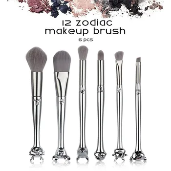 6pc Makeup Brushes Set Fashion Zodiac Eye Shadow Brow Concealer Beauty Cosmetic Eyes Face Shell Make Up Brush Tool Kit Maquiagem
6pc Makeup Brushes Set Fashion Zodiac Eye Shadow Brow Concealer Beauty Cosmetic Eyes Face Shell Make Up Brush Tool Kit Maquiagem