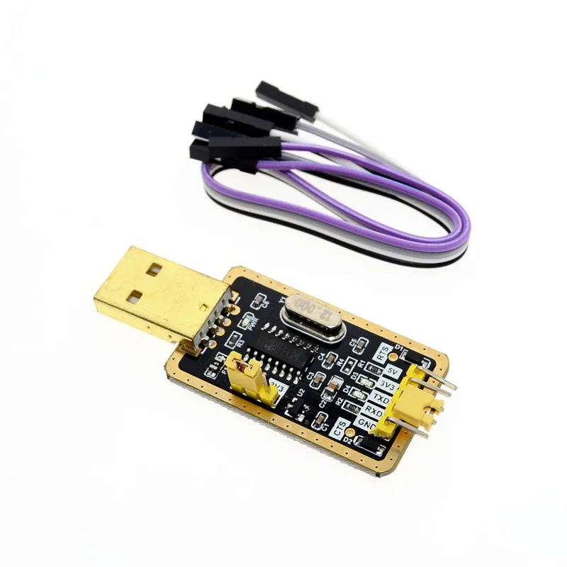 CH340G RS232 to TTL module CH340 module instead of PL2303 , upgrade USB to serial port in nine Brush small plates + Test line
CH340G RS232 to TTL module CH340 module instead of PL2303 , upgrade USB to serial port in nine Brush small plates + Test line