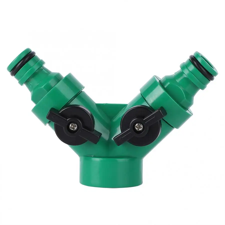 Hose Spliter Irrigation Pipe Connector Two Way Pipe Divider Garden Water Faucet Tap Adapter With Valve
Hose Spliter Irrigation Pipe Connector Two Way Pipe Divider Garden Water Faucet Tap Adapter With Valve
