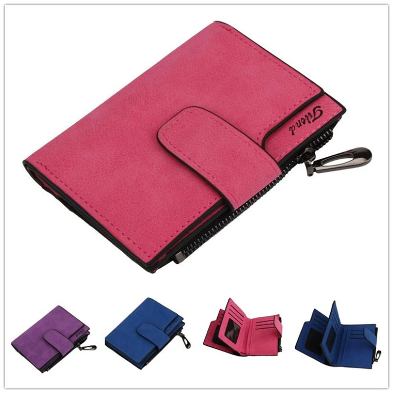 Latest 2018 Women purse carteira drop shipping Women Mini Grind Magic Bifold Leather Wallet Card Holder Wallet Purse O#30
Latest 2018 Women purse carteira drop shipping Women Mini Grind Magic Bifold Leather Wallet Card Holder Wallet Purse O#30
