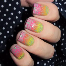 Nouveau pochoir d'impression de fleurs élégant Art des ongles plaques d'estampage modèles d'ongles outils de manucure de beauté(China)