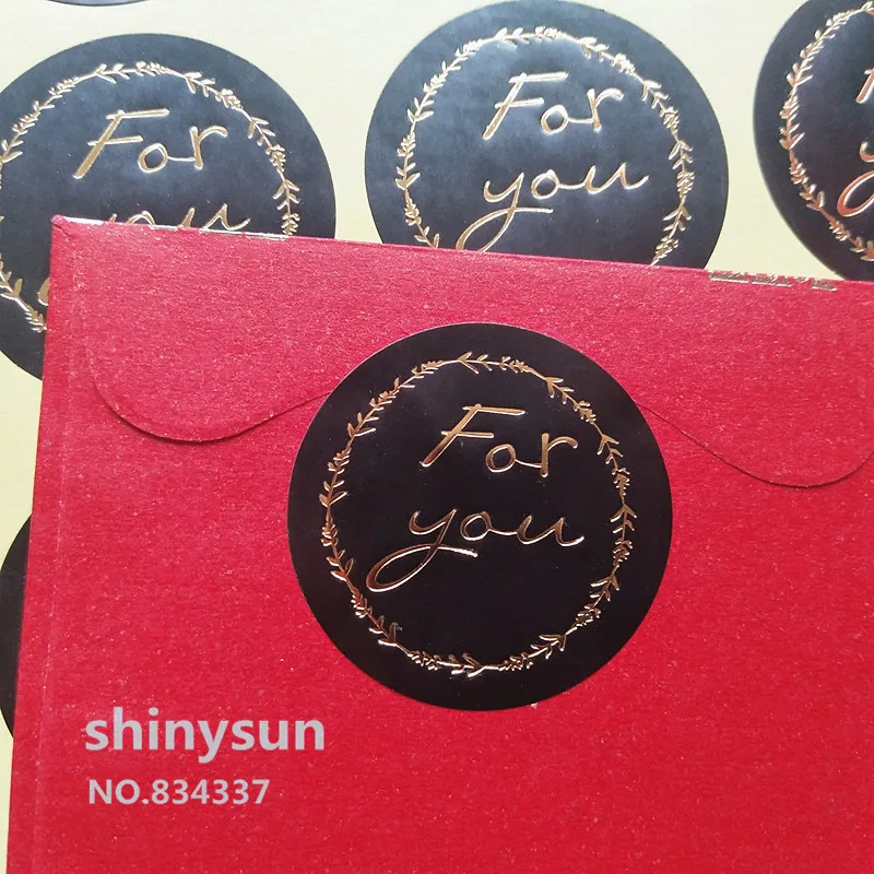 240pcs/lot Black red circle stickers Gold "For you" sealing sticker baking package cake box decoration Gift packaging stickers
240pcs/lot Black red circle stickers Gold "For you" sealing sticker baking package cake box decoration Gift packaging stickers