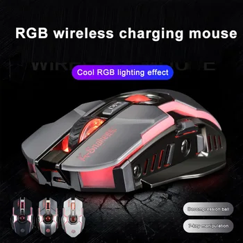Wireless Mouse Silent Ergonomic Gaming Mice 7 Keys RGB Backlight 2400 DPI for Laptop Computer DJA99
Wireless Mouse Silent Ergonomic Gaming Mice 7 Keys RGB Backlight 2400 DPI for Laptop Computer DJA99