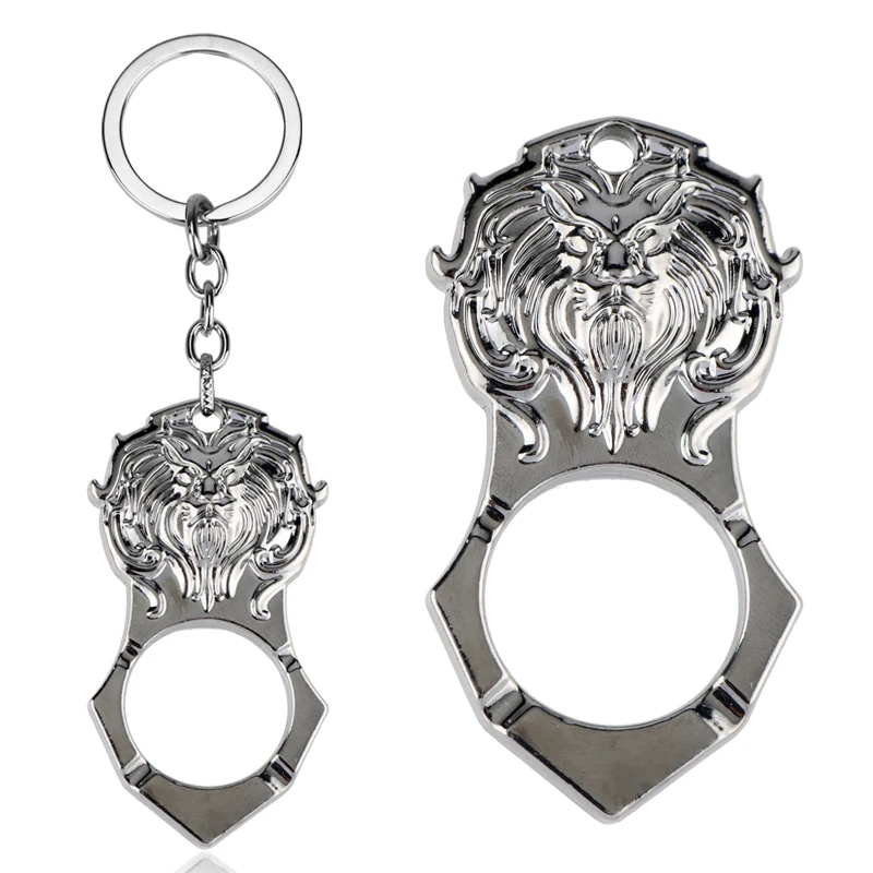 dongsheng WOW Game World of Warcraft Lion Keychain Black Lion King Head Alloy Key Pendant Chaveiro bottle opener Keyring -50
dongsheng WOW Game World of Warcraft Lion Keychain Black Lion King Head Alloy Key Pendant Chaveiro bottle opener Keyring -50