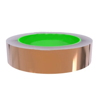 New Copper Foil Tape with Conductive Adhesive 6mm X 33meters Crafts, Stained Glass, Soldering, Electrical Repairs, Groundi
New Copper Foil Tape with Conductive Adhesive 6mm X 33meters Crafts, Stained Glass, Soldering, Electrical Repairs, Groundi