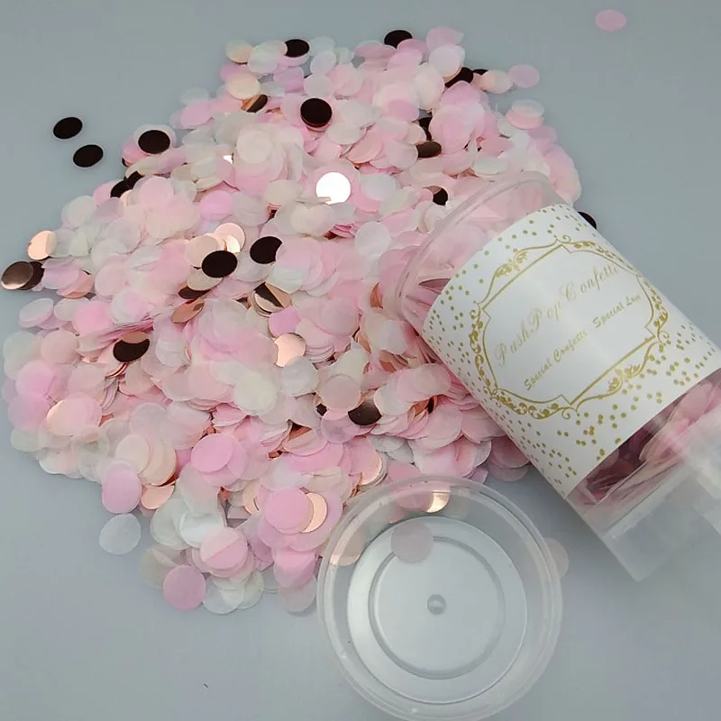 1 Set Push Pop Pink Confetti Poppers for Wedding Happy Birthday Flower Paper Mini Round Confetti Dots Party Decoration
1 Set Push Pop Pink Confetti Poppers for Wedding Happy Birthday Flower Paper Mini Round Confetti Dots Party Decoration