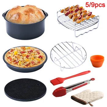 5 Pcs/Set Air Fryer Pan Kit Electric Deep Fryer with Baking Basket Pizza Plate Grill Pot FPing
5 Pcs/Set Air Fryer Pan Kit Electric Deep Fryer with Baking Basket Pizza Plate Grill Pot FPing