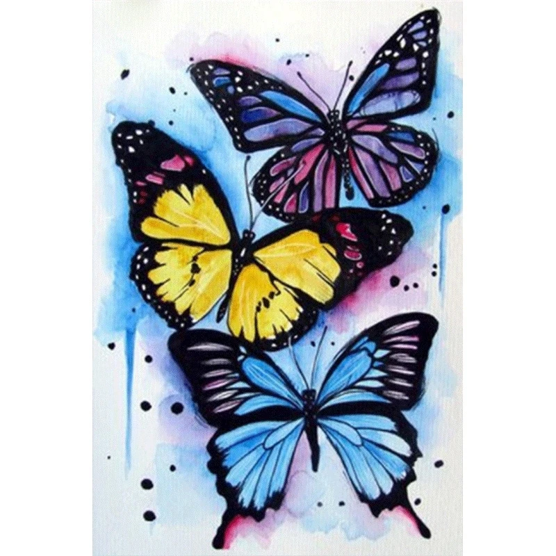 Home Decor DIY 5D Diamond Embroidery "Three butterflies" Cross Stitch Set Abstract Oil Painting Resin Hobby Craft
Home Decor DIY 5D Diamond Embroidery "Three butterflies" Cross Stitch Set Abstract Oil Painting Resin Hobby Craft