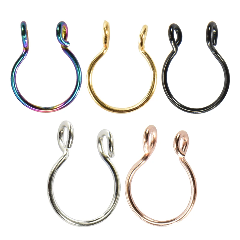 2/20pcs lot U Shaped Fake Nose Ring Hoop Septum Rings Stainless Steel Nose Piercing Fake Piercing Oreja Pircing Jewelry
2/20pcs lot U Shaped Fake Nose Ring Hoop Septum Rings Stainless Steel Nose Piercing Fake Piercing Oreja Pircing Jewelry