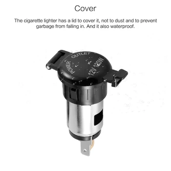 Female Cigarette Lighter Adapter Power Plug Waterproof Plastic Motorcycle Car Truck 12-24V Power Socket GPS Socket
Female Cigarette Lighter Adapter Power Plug Waterproof Plastic Motorcycle Car Truck 12-24V Power Socket GPS Socket
