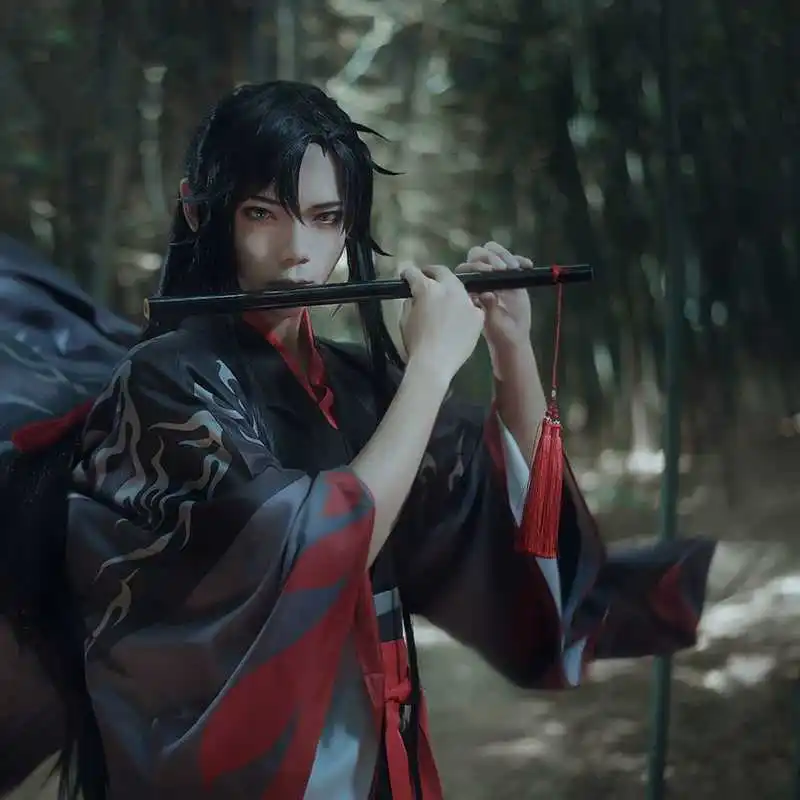 COSHER Chinese Hanfu Magic ancestors Wei wuxian Cosplay Costumes China Style Yiling Ancestors COS inside Clothes Black Full Set
COSHER Chinese Hanfu Magic ancestors Wei wuxian Cosplay Costumes China Style Yiling Ancestors COS inside Clothes Black Full Set