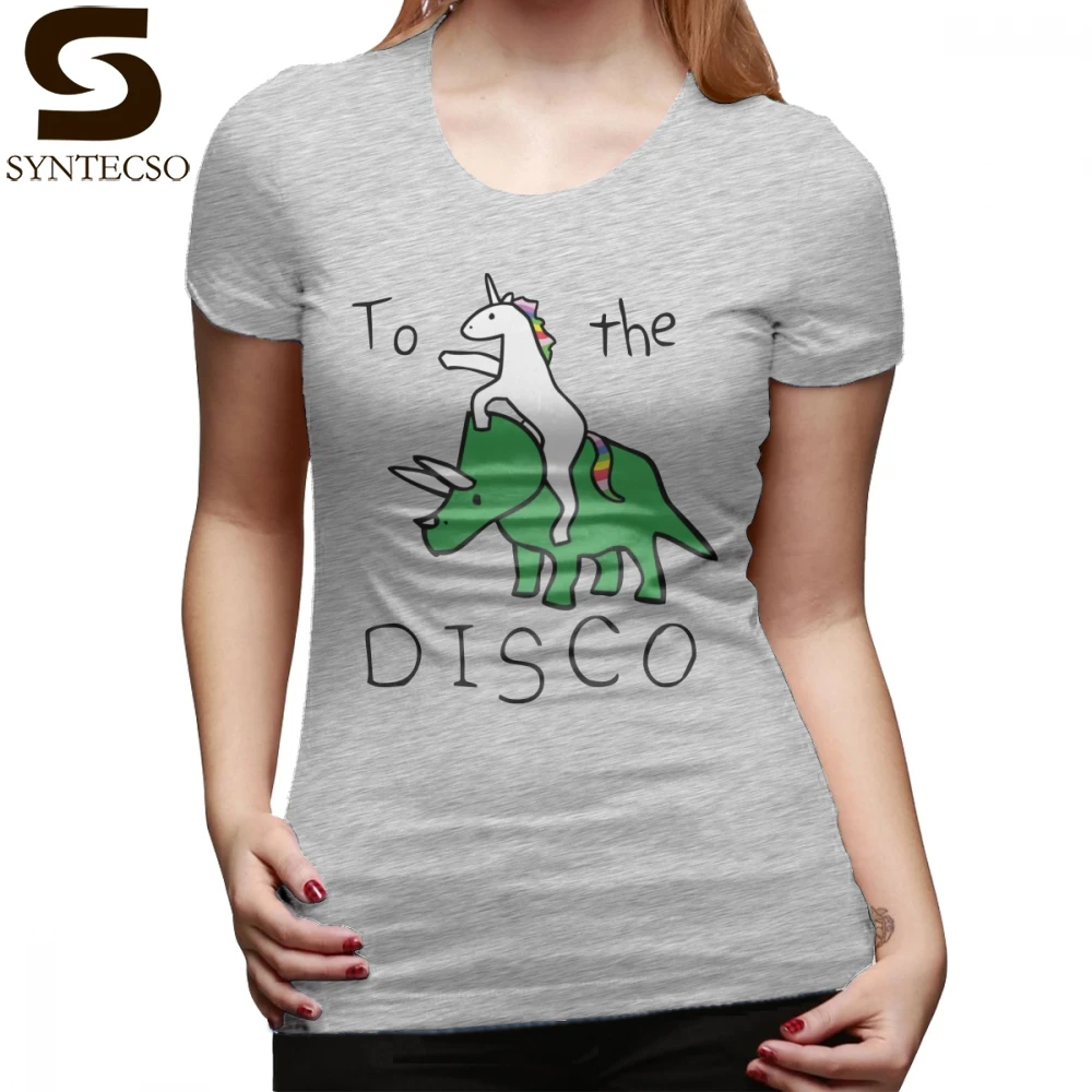 Unicorn T-Shirt To The Disco Unicorn Riding Triceratops T Shirt O Neck New Fashion Women tshirt Gray Pattern Ladies Tee Shirt
Unicorn T-Shirt To The Disco Unicorn Riding Triceratops T Shirt O Neck New Fashion Women tshirt Gray Pattern Ladies Tee Shirt