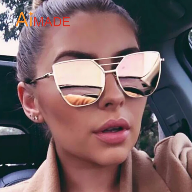 Aimade 2017 New Fashion Gothic Cat Eye Sunglasses Women Vintage Brand Designer Mirror Cateye Sun Glasses For Female
Aimade 2017 New Fashion Gothic Cat Eye Sunglasses Women Vintage Brand Designer Mirror Cateye Sun Glasses For Female