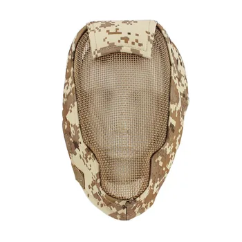 Tactical Full Face Mask Metal Net Mesh Military Cover Slingshot for Army Outdoor Paintball Cosplay Gun Game Airsoft Accessories
Tactical Full Face Mask Metal Net Mesh Military Cover Slingshot for Army Outdoor Paintball Cosplay Gun Game Airsoft Accessories
