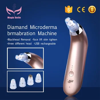 Portable 4 Tips Diamond Microdermabrasion Dead Skin Peeling Pore Cleaning Machine Vaccumm Blackhead Suction Machine with CE
Portable 4 Tips Diamond Microdermabrasion Dead Skin Peeling Pore Cleaning Machine Vaccumm Blackhead Suction Machine with CE