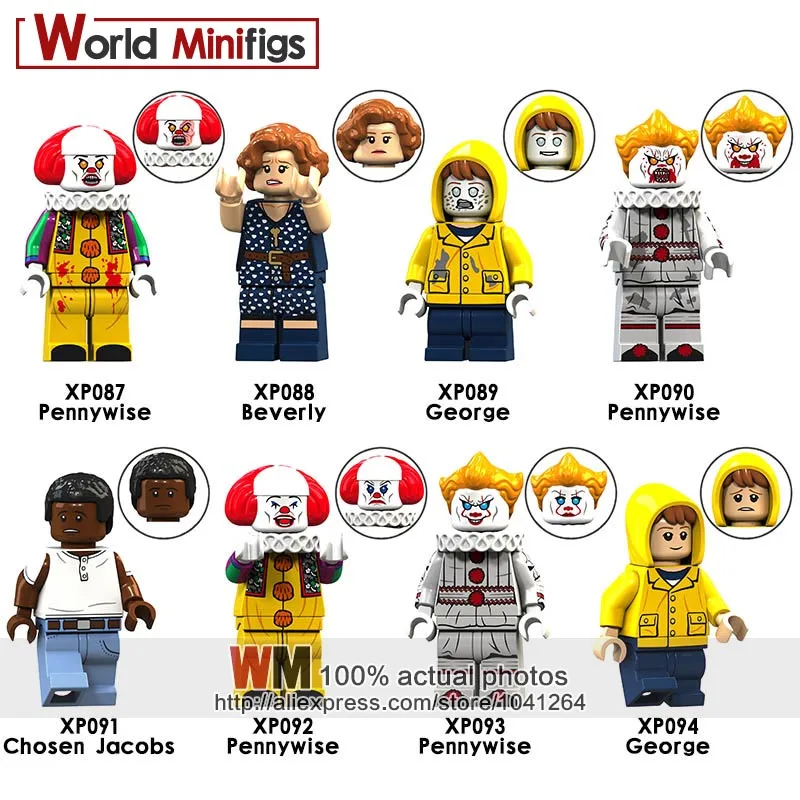 Single Legoings Building Blocks The Clown Figures Pennywise Beverly George Chosen Jacobs Friends Kids Bricks Gifts Toys
Single Legoings Building Blocks The Clown Figures Pennywise Beverly George Chosen Jacobs Friends Kids Bricks Gifts Toys