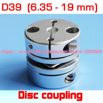 2pcs servo motor shaft coupling 8mm, 10mm, 12mm,14mm 15mm 16mm aluminum single disc coupler Disk D39mm L34mm
2pcs servo motor shaft coupling 8mm, 10mm, 12mm,14mm 15mm 16mm aluminum single disc coupler Disk D39mm L34mm