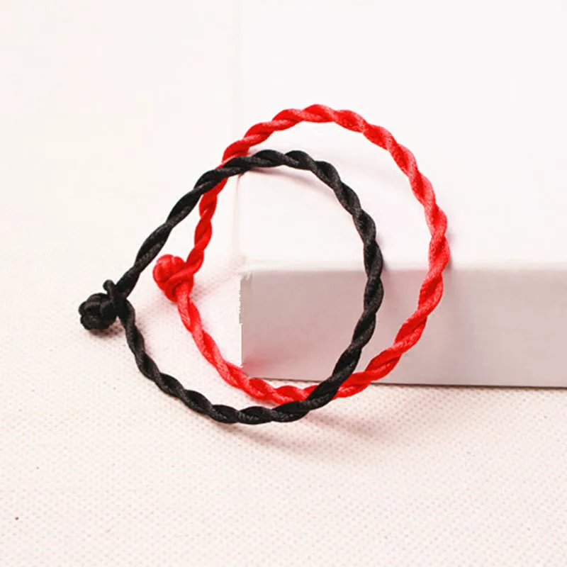 1 PCS Fashion Red Line Lucky Handmade Rope Hologram Bracelets for Women Men Jewelry Lover Couple | Украшения и аксессуары