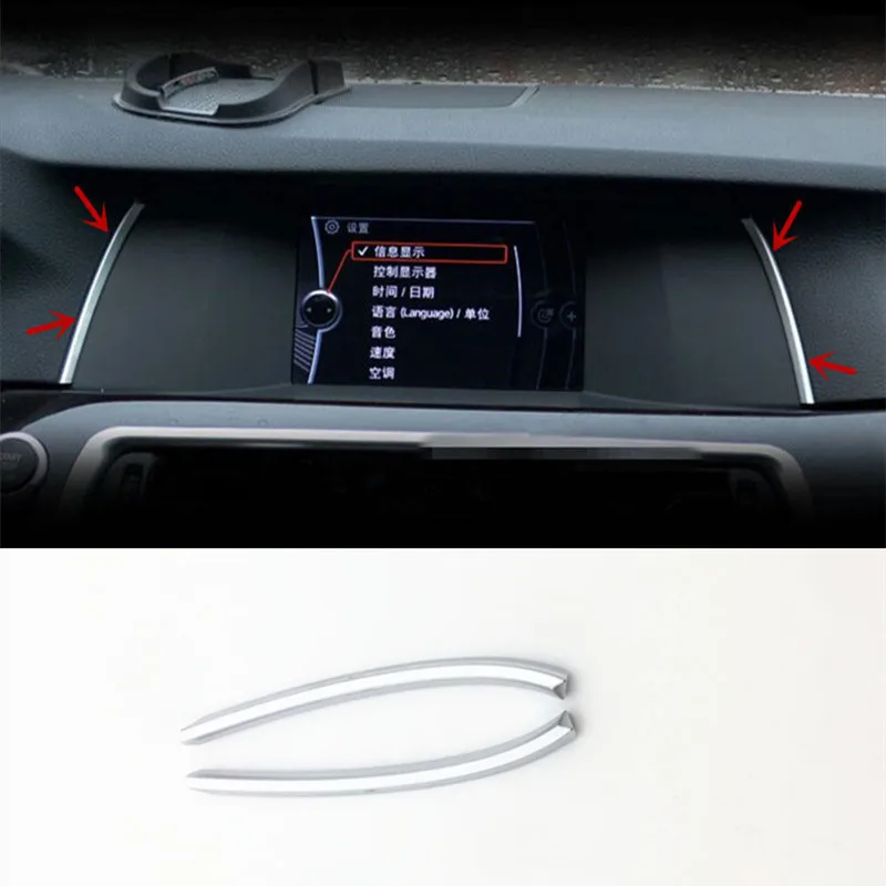 CNORICARC Chrome ABS Middle Control Navigation Screen decoration strips 2pcs for BMW 5 series F10 F18 520 525 528 2011-14
CNORICARC Chrome ABS Middle Control Navigation Screen decoration strips 2pcs for BMW 5 series F10 F18 520 525 528 2011-14