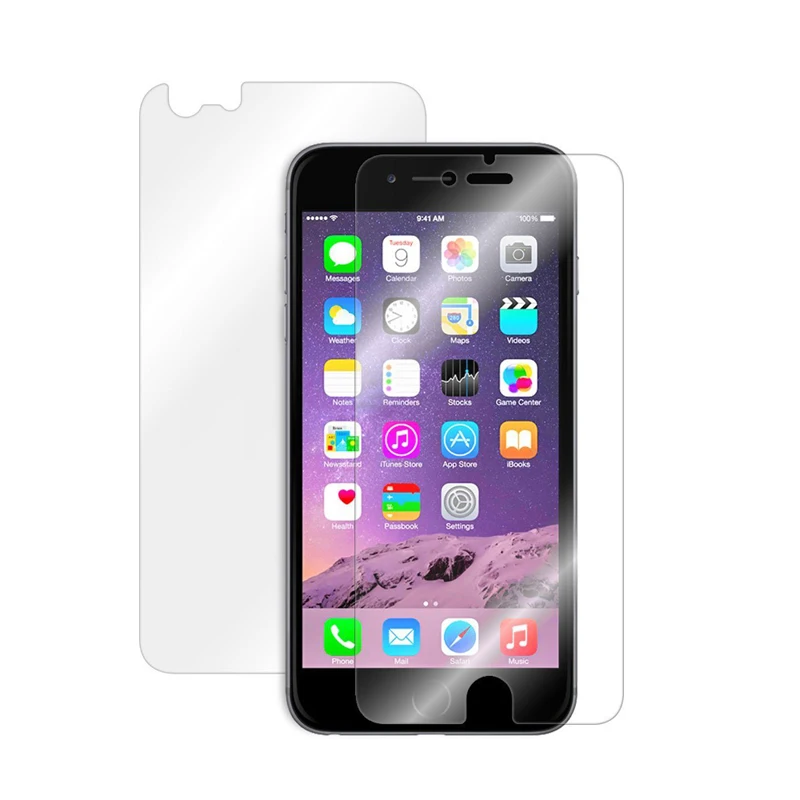 100 шт./лот 50 комплектов прозрачная пленка для экрана iphone 6 6s 7 plus 5 5s se Защита