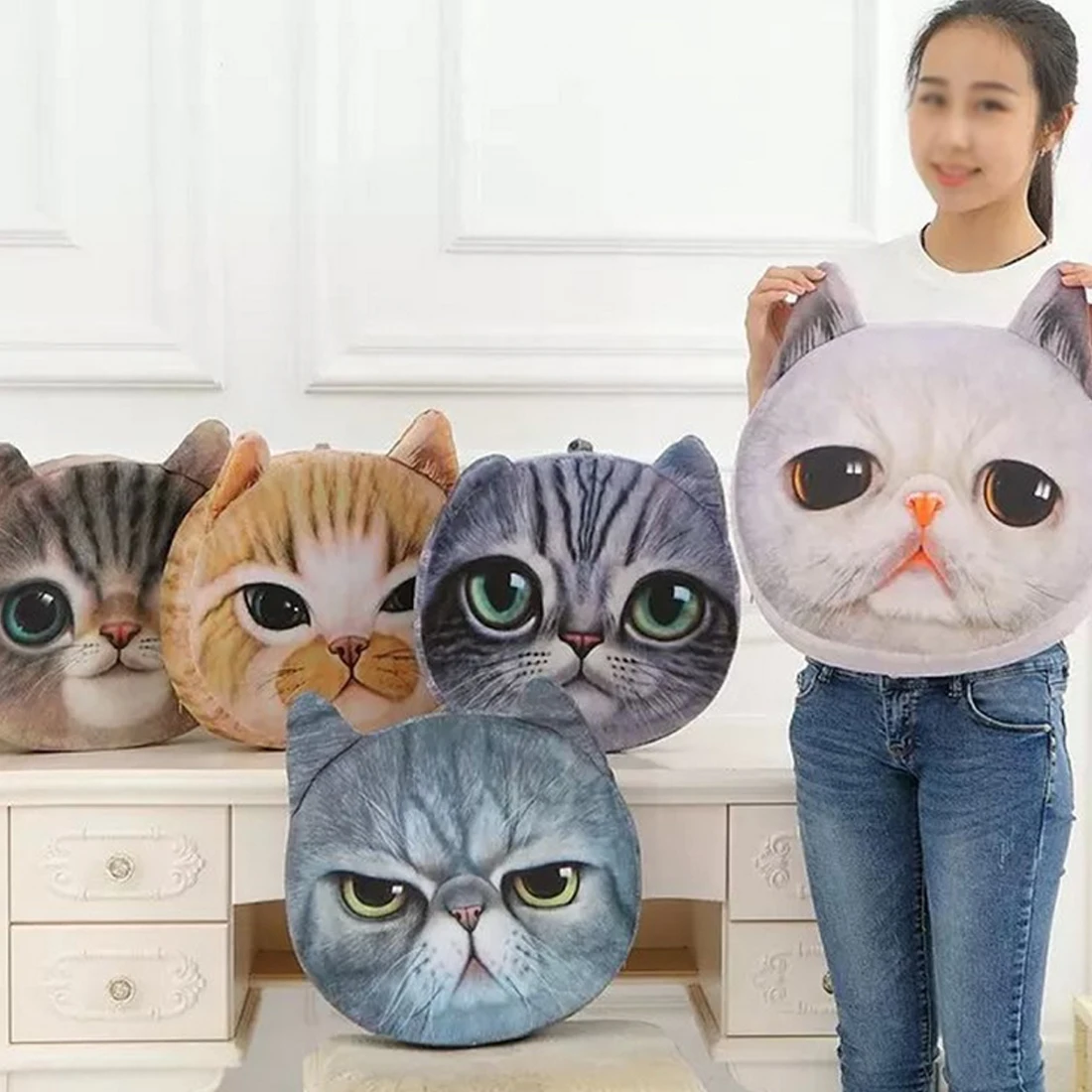 3D Pillow Cushion 40cmx38cm Cartoon Personality Car Cushion Creative Cat Nap Pillow Cute Seat Cushion Birthday Gift Home Decor
3D Pillow Cushion 40cmx38cm Cartoon Personality Car Cushion Creative Cat Nap Pillow Cute Seat Cushion Birthday Gift Home Decor