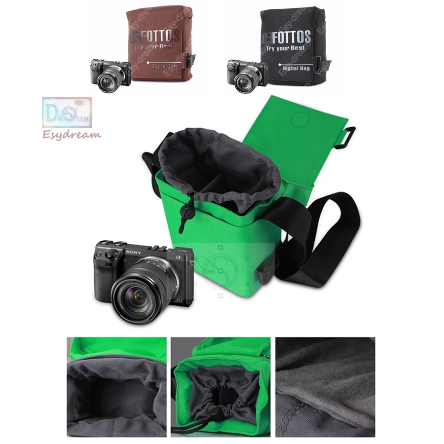 Waterproof Nylon Camera Pouch Case Bag For EOS M M5 M6 Nikon 1 V2 Olympus E-M10 E-M5 Mark II Sony A6100 Compact Travel Shoulder 
Waterproof Nylon Camera Pouch Case Bag For EOS M M5 M6 Nikon 1 V2 Olympus E-M10 E-M5 Mark II Sony A6100 Compact Travel Shoulder