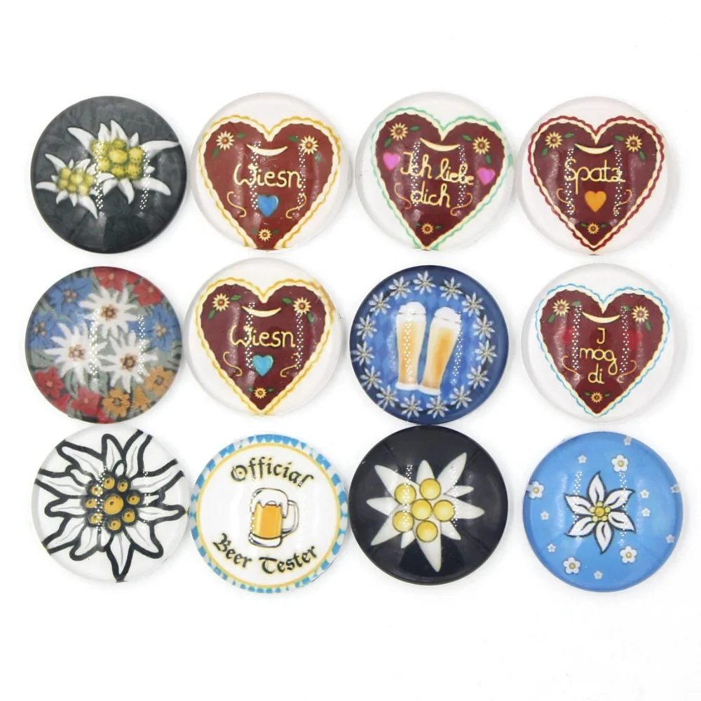 24pcs/lot 18mm Cabochon Glass Button Edelweiss Bavarian Dirndl Spata Button for Bracelet Necklace Ring Earring Schmucksachen
24pcs/lot 18mm Cabochon Glass Button Edelweiss Bavarian Dirndl Spata Button for Bracelet Necklace Ring Earring Schmucksachen