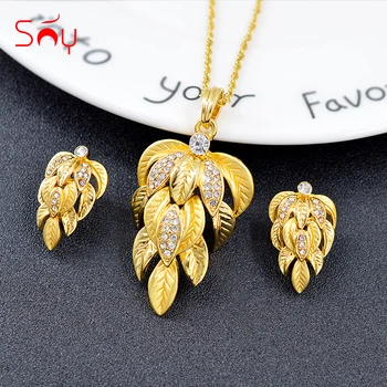 Sunny Jewelry Big Jewelry Findings Romantic Jewelry Set For Women Earrings Necklace Pendant Cubic Zirconia Jewelry For Party Set
Sunny Jewelry Big Jewelry Findings Romantic Jewelry Set For Women Earrings Necklace Pendant Cubic Zirconia Jewelry For Party Set