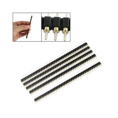 2015 Hot New 5 Pcs Plastic 2.45mm Pitch 40 Position Single Row Round Male Pin Header
2015 Hot New 5 Pcs Plastic 2.45mm Pitch 40 Position Single Row Round Male Pin Header