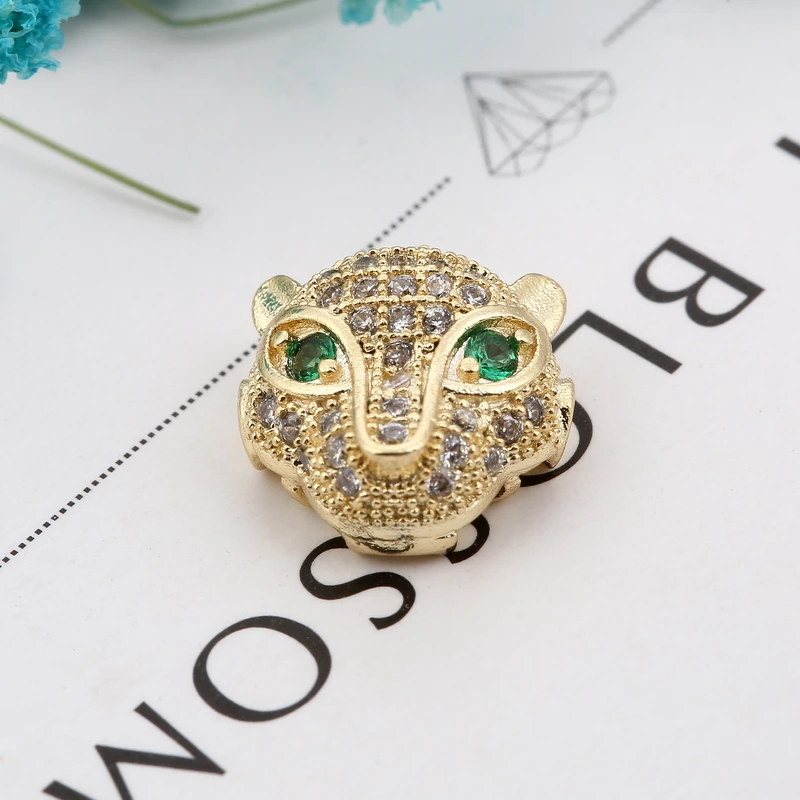 Micro Pave CZ Rhinestone Black Leopard Beads Charm Animal Spacer Beads For DIY Beaded Bracelet Necklace Ring Jewelry Accessories
Micro Pave CZ Rhinestone Black Leopard Beads Charm Animal Spacer Beads For DIY Beaded Bracelet Necklace Ring Jewelry Accessories