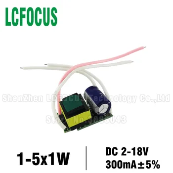 1-5x1W LED Driver Constant Current 300mA 1W 2W 3W 4W 5W DC 2-18V PCB Board 1 2 3 4 5 W Watt Lighting Transformers Power Supply
1-5x1W LED Driver Constant Current 300mA 1W 2W 3W 4W 5W DC 2-18V PCB Board 1 2 3 4 5 W Watt Lighting Transformers Power Supply