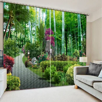 custom curtains Beautiful Photo Bamboo Park trail scenery Luxury Blackout 3D Curtains For Living room Bedding room Office 
custom curtains Beautiful Photo Bamboo Park trail scenery Luxury Blackout 3D Curtains For Living room Bedding room Office