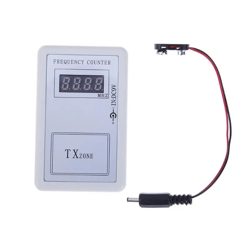 Digital Frequency Counter Tester Indicator Detector Cymometer Remote Control Transmitter Wavemeter 250-450MHZ
Digital Frequency Counter Tester Indicator Detector Cymometer Remote Control Transmitter Wavemeter 250-450MHZ