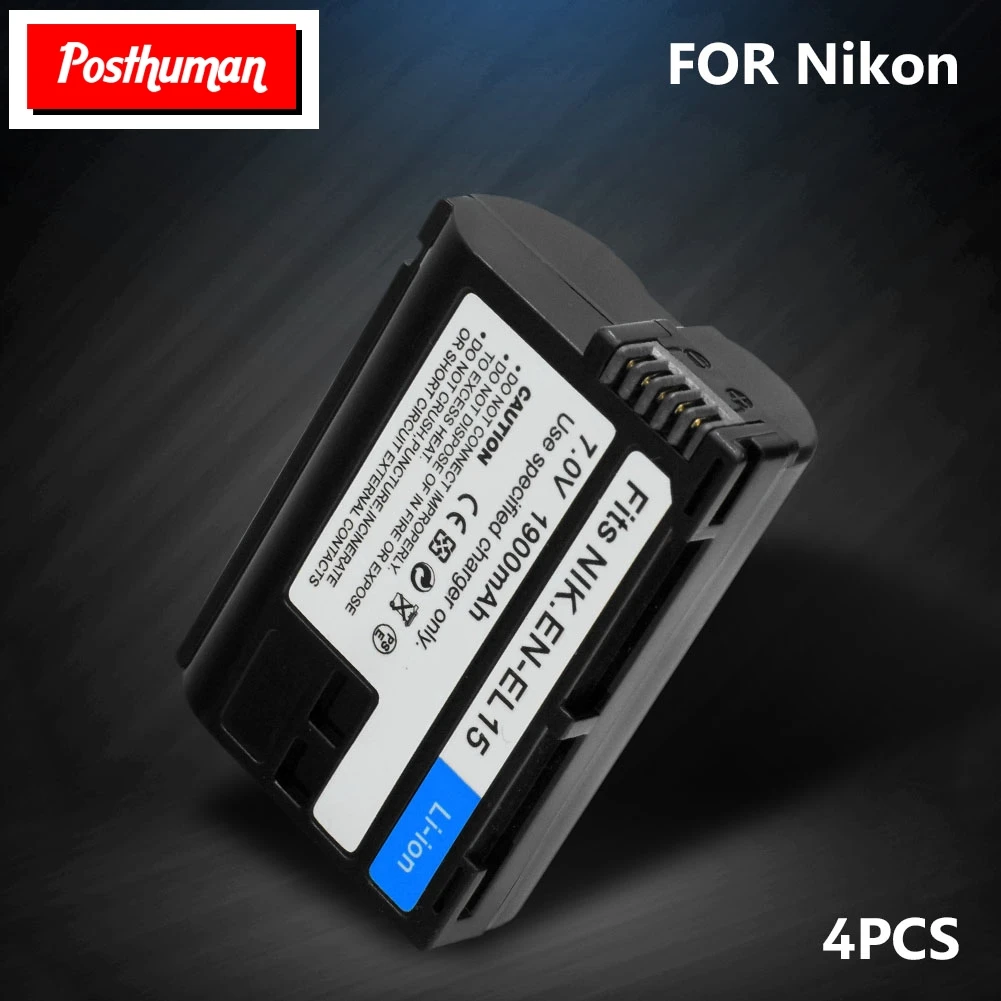 1900mAh 7.0V Rechargeable Digital Li-Po Lithium Batteries D610 D750 D7000 D500 Li-polymer bateria EN-EL15 For Nikon Battery
1900mAh 7.0V Rechargeable Digital Li-Po Lithium Batteries D610 D750 D7000 D500 Li-polymer bateria EN-EL15 For Nikon Battery