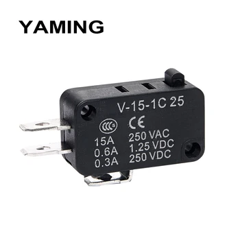 Micro switch Limit Switch Travel switch Silver contact Momentary Self-reset switch V-15 V-151 V-152 V-153 V-154 V-155 V-156-1C25
Micro switch Limit Switch Travel switch Silver contact Momentary Self-reset switch V-15 V-151 V-152 V-153 V-154 V-155 V-156-1C25