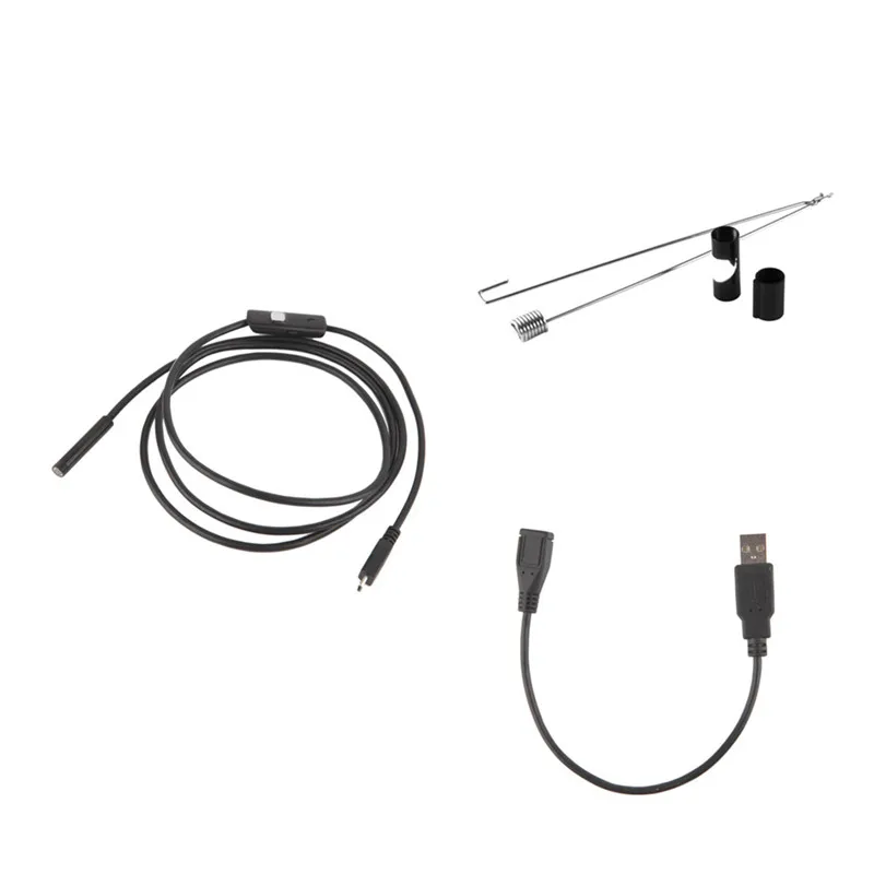7 MM Lens 3.5M 6 LED 2 in 1 Inspection Camera Endoscope for Computer And Cell Phones
7 MM Lens 3.5M 6 LED 2 in 1 Inspection Camera Endoscope for Computer And Cell Phones