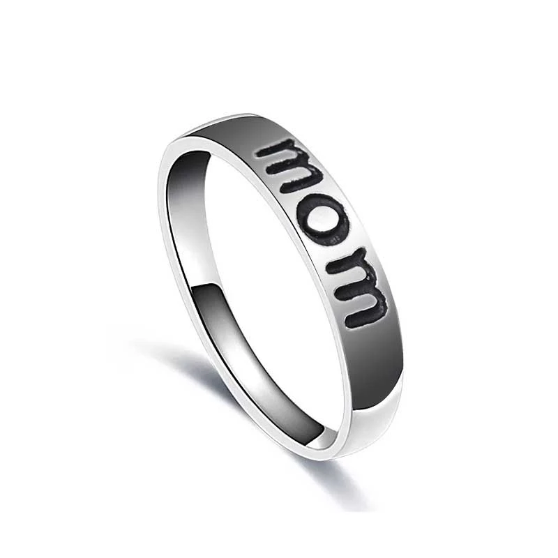 1PC Vintage Silver Ring Jewelry Print Letter Mom Ring For Women Mother's Day Gifts Jewelry
1PC Vintage Silver Ring Jewelry Print Letter Mom Ring For Women Mother's Day Gifts Jewelry