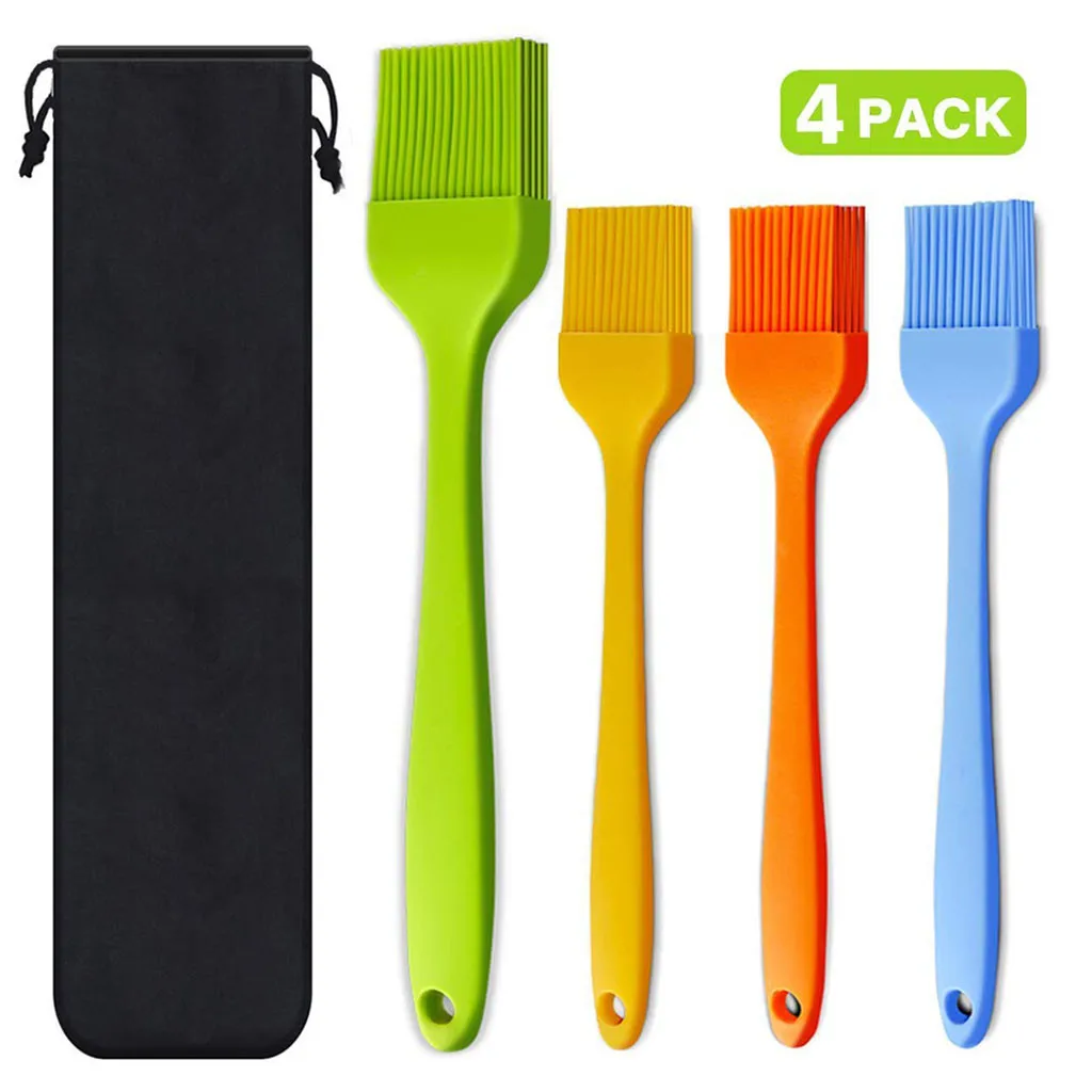 4 Colors Silicone Pastry Brush Baking Bakeware BBQ Cake Pastry Bread Oil Cream Cooking Basting Tools Kitchen Accessories Gadget
4 Colors Silicone Pastry Brush Baking Bakeware BBQ Cake Pastry Bread Oil Cream Cooking Basting Tools Kitchen Accessories Gadget