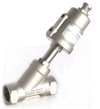 1 1/4 inch 2/2 Way single acting stainless steel angle seat valve normally closed pneumatic angle seat valve 63mm actuator
1 1/4 inch 2/2 Way single acting stainless steel angle seat valve normally closed pneumatic angle seat valve 63mm actuator