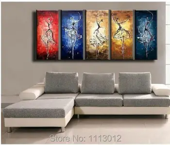 Hot Sale High Quality 5 Pcs Dancers Oil Painting On Canvas Abstract Home Decoration Modern Wall Picture For Living Room Sale
Hot Sale High Quality 5 Pcs Dancers Oil Painting On Canvas Abstract Home Decoration Modern Wall Picture For Living Room Sale
